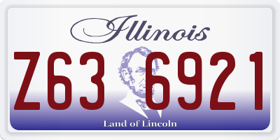 IL license plate Z636921