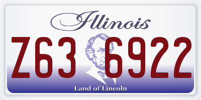 IL license plate Z636922
