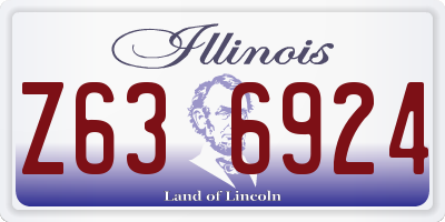 IL license plate Z636924