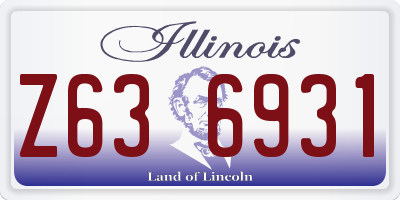 IL license plate Z636931