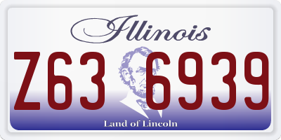 IL license plate Z636939