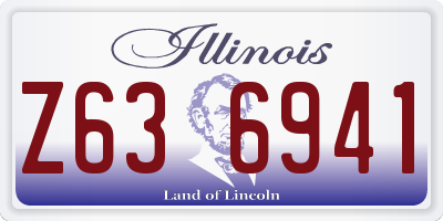 IL license plate Z636941