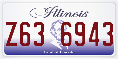 IL license plate Z636943