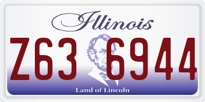 IL license plate Z636944