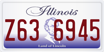 IL license plate Z636945