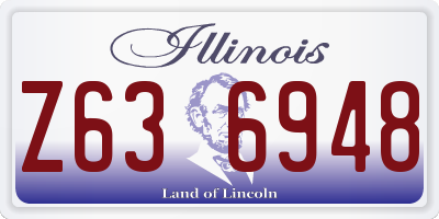 IL license plate Z636948