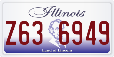 IL license plate Z636949