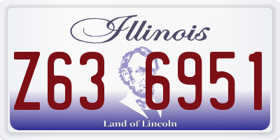 IL license plate Z636951