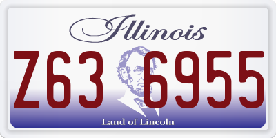 IL license plate Z636955
