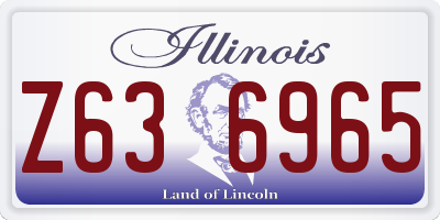 IL license plate Z636965