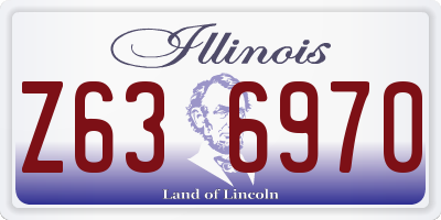 IL license plate Z636970