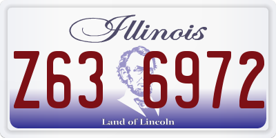 IL license plate Z636972