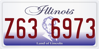 IL license plate Z636973