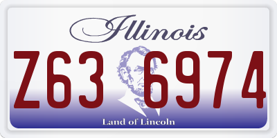 IL license plate Z636974