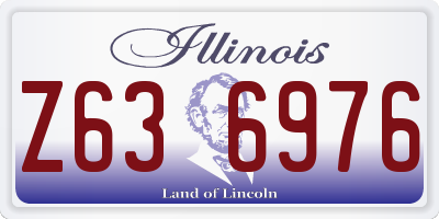 IL license plate Z636976