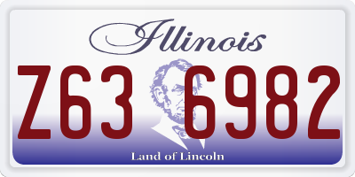 IL license plate Z636982