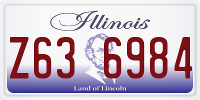 IL license plate Z636984