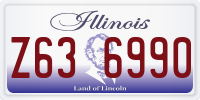 IL license plate Z636990