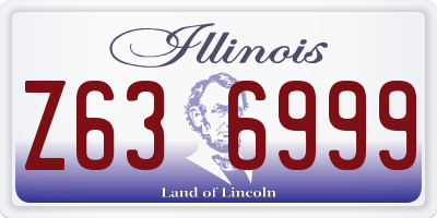 IL license plate Z636999