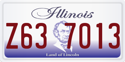 IL license plate Z637013