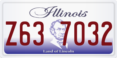 IL license plate Z637032