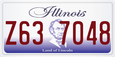 IL license plate Z637048