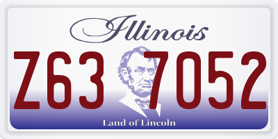IL license plate Z637052