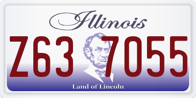 IL license plate Z637055