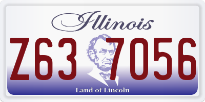 IL license plate Z637056