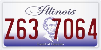 IL license plate Z637064