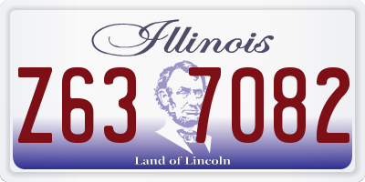 IL license plate Z637082