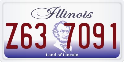IL license plate Z637091