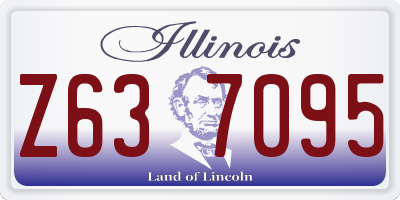 IL license plate Z637095
