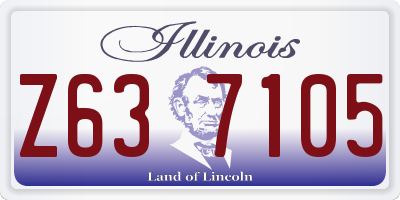 IL license plate Z637105