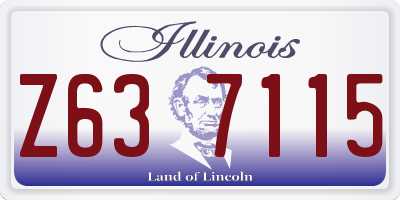 IL license plate Z637115