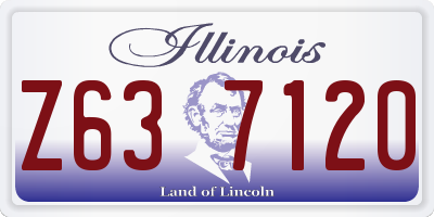 IL license plate Z637120