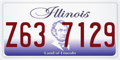 IL license plate Z637129