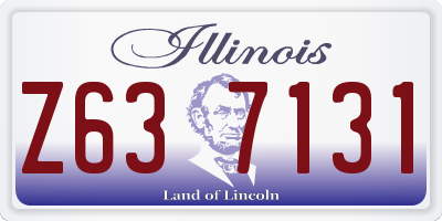 IL license plate Z637131