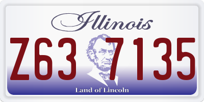 IL license plate Z637135