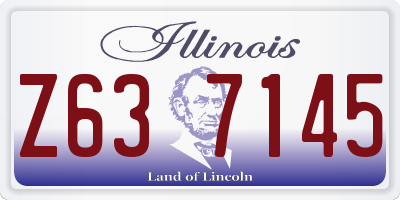 IL license plate Z637145