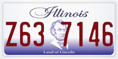 IL license plate Z637146