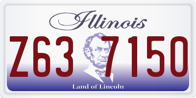 IL license plate Z637150