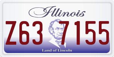 IL license plate Z637155