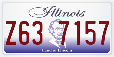 IL license plate Z637157