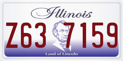 IL license plate Z637159