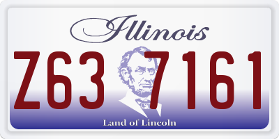 IL license plate Z637161
