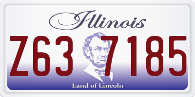 IL license plate Z637185