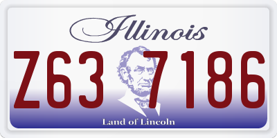 IL license plate Z637186
