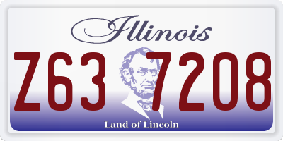 IL license plate Z637208