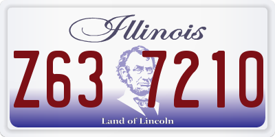 IL license plate Z637210